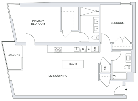2 Bedroom Floor Plan